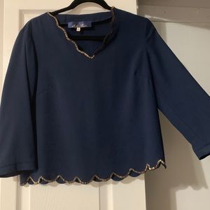 Navy blue top